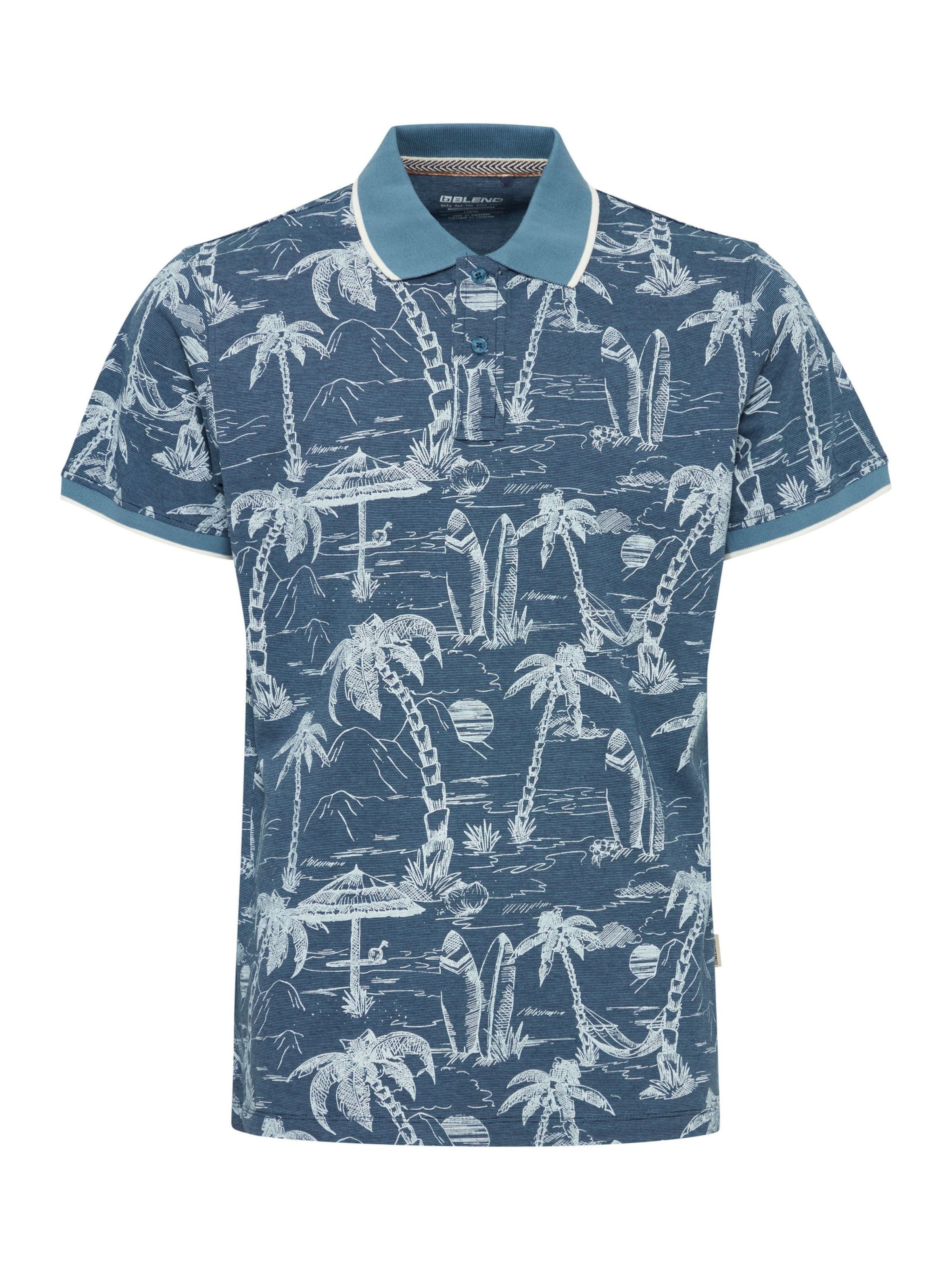 BLEND - Camiseta en azul: frente