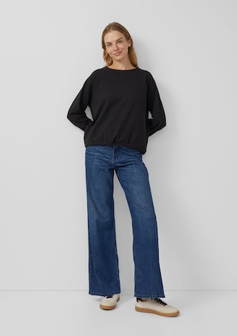 s.Oliver Sweatshirt in Zwart