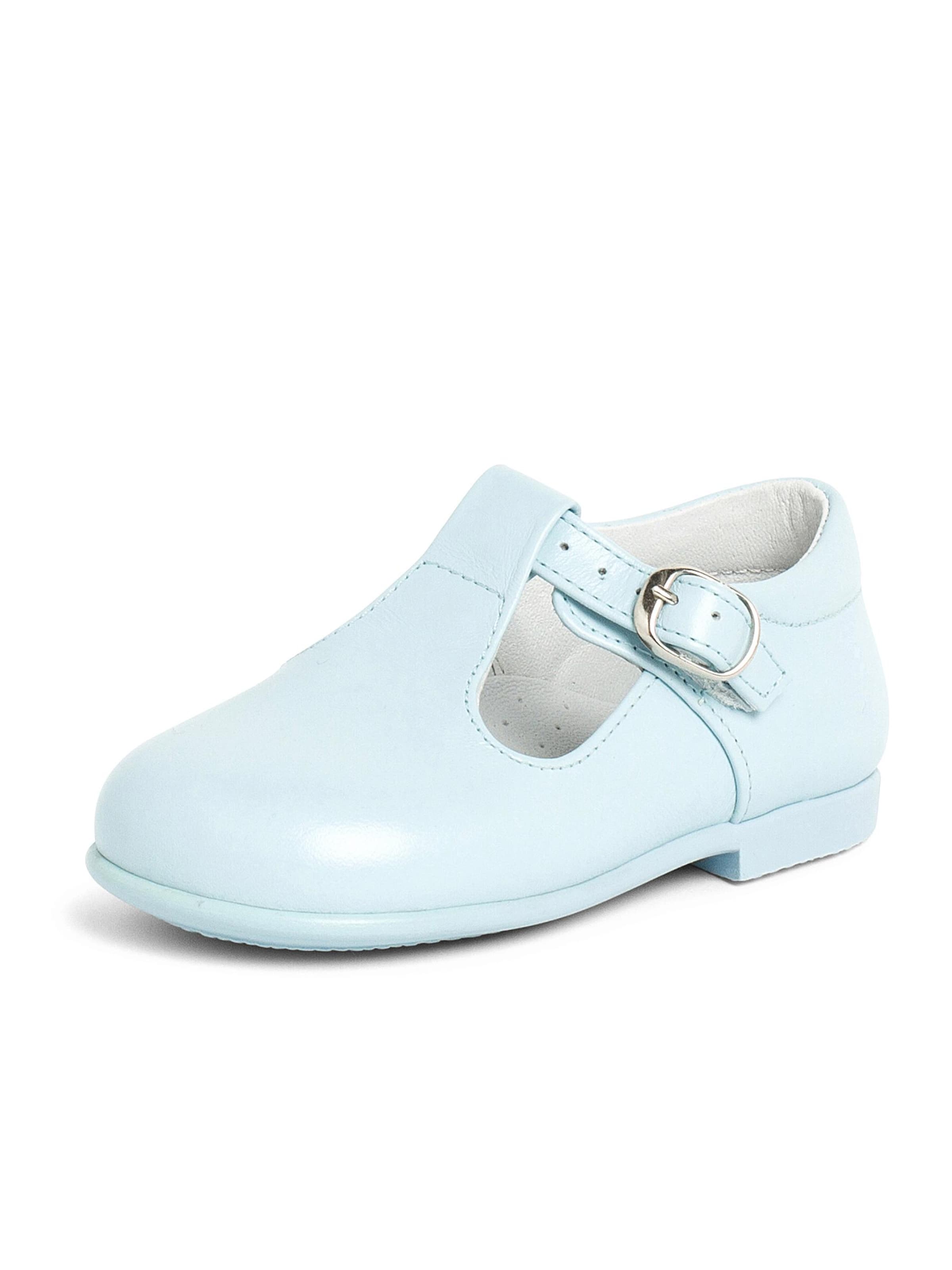 Pisamonas - Zapatos primeros pasos en azul: frente