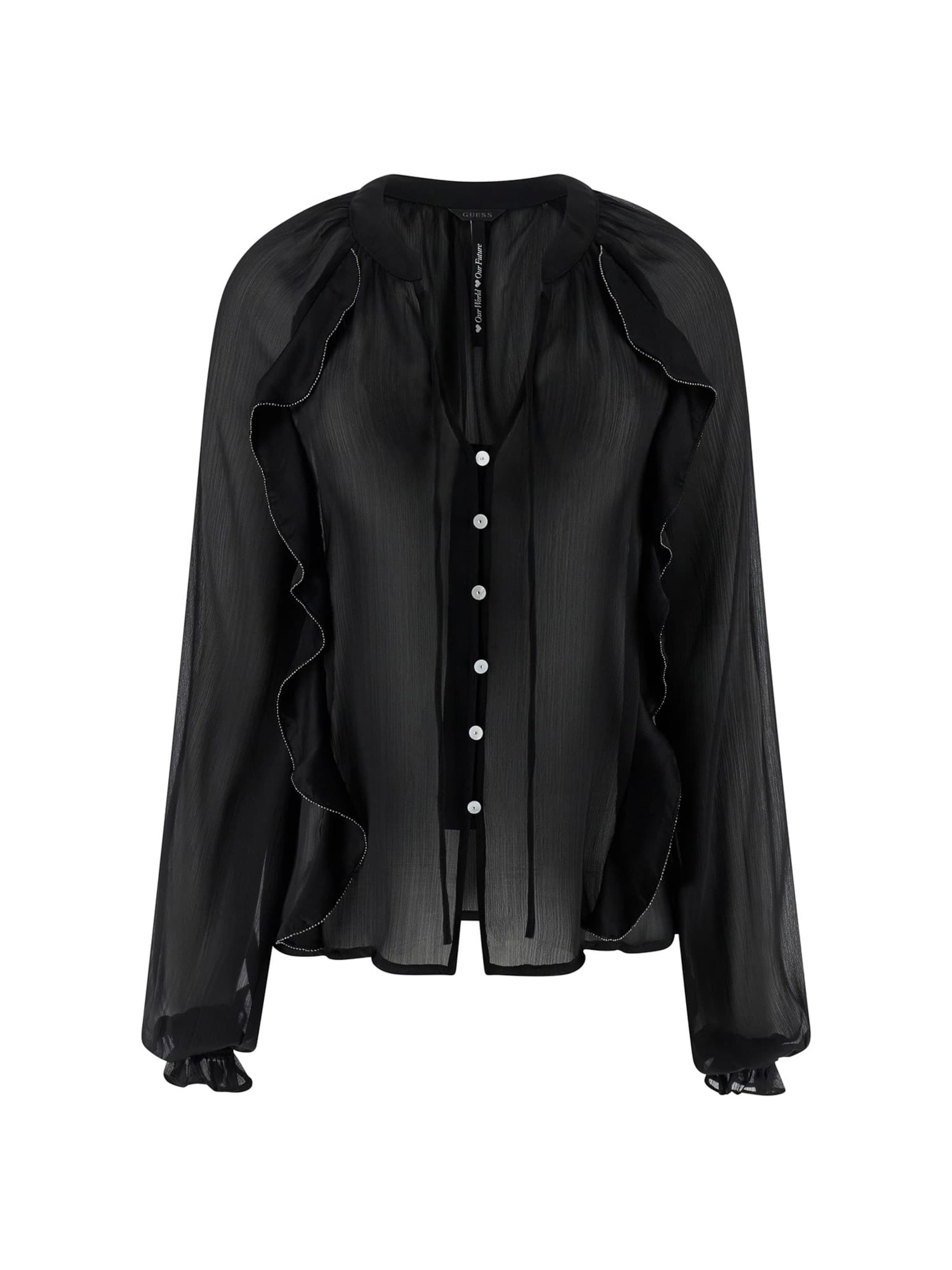GUESS Bluse in Schwarz: Vorderseite