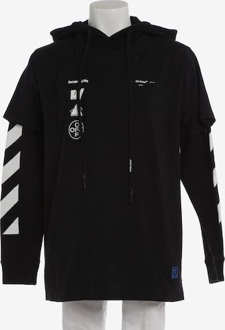 Off-White Sweatshirt / Sweatjacke S in Schwarz: Vorderseite