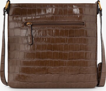 NOBO Crossbody Bag 'Croco' in Brown