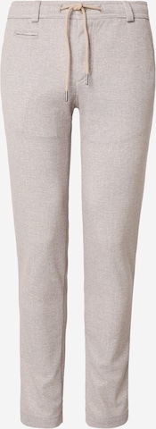 bugattiSlimfit Hlače - bež boja: prednji dio