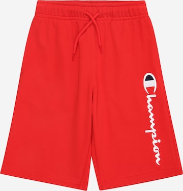 Champion Authentic Athletic Apparel Shorts 'ICONS' in Rot: Vorderseite