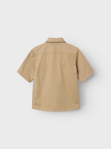 NAME IT Comfort Fit Skjorte i brun