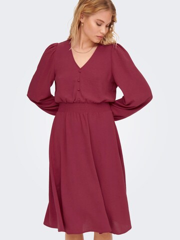 ONLY Shirt dress 'Mette' in Red