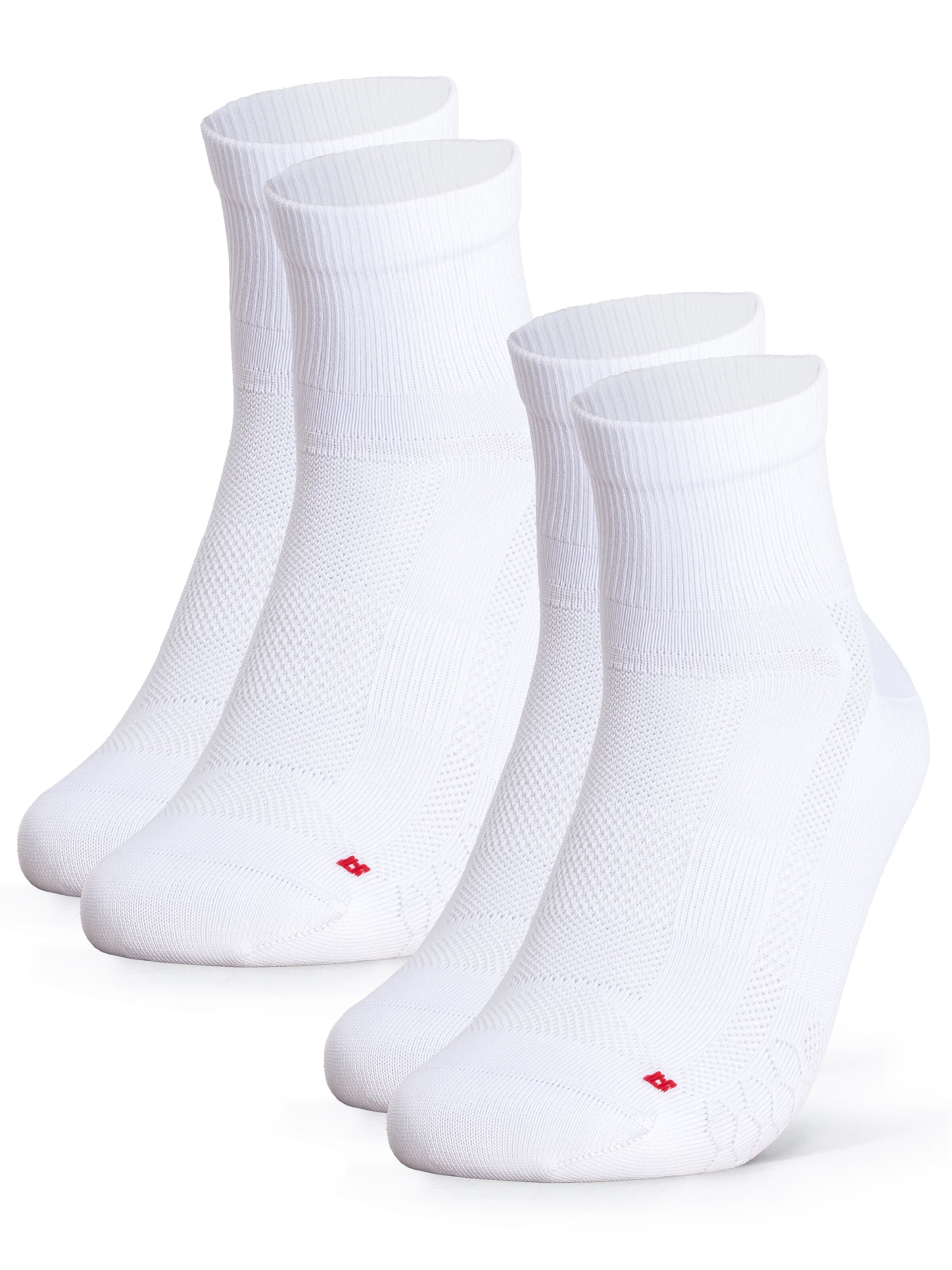 Occulto Sportsocken 'Rennrad Thomas' in Weiß: Vorderseite