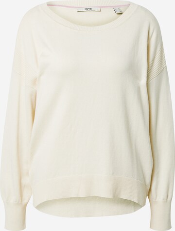 ESPRIT Sweater in Beige: front