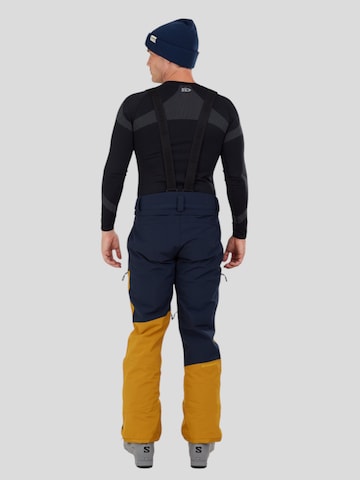 Fundango Regular Lange Skihose 'Teak Colourblock' in Blau