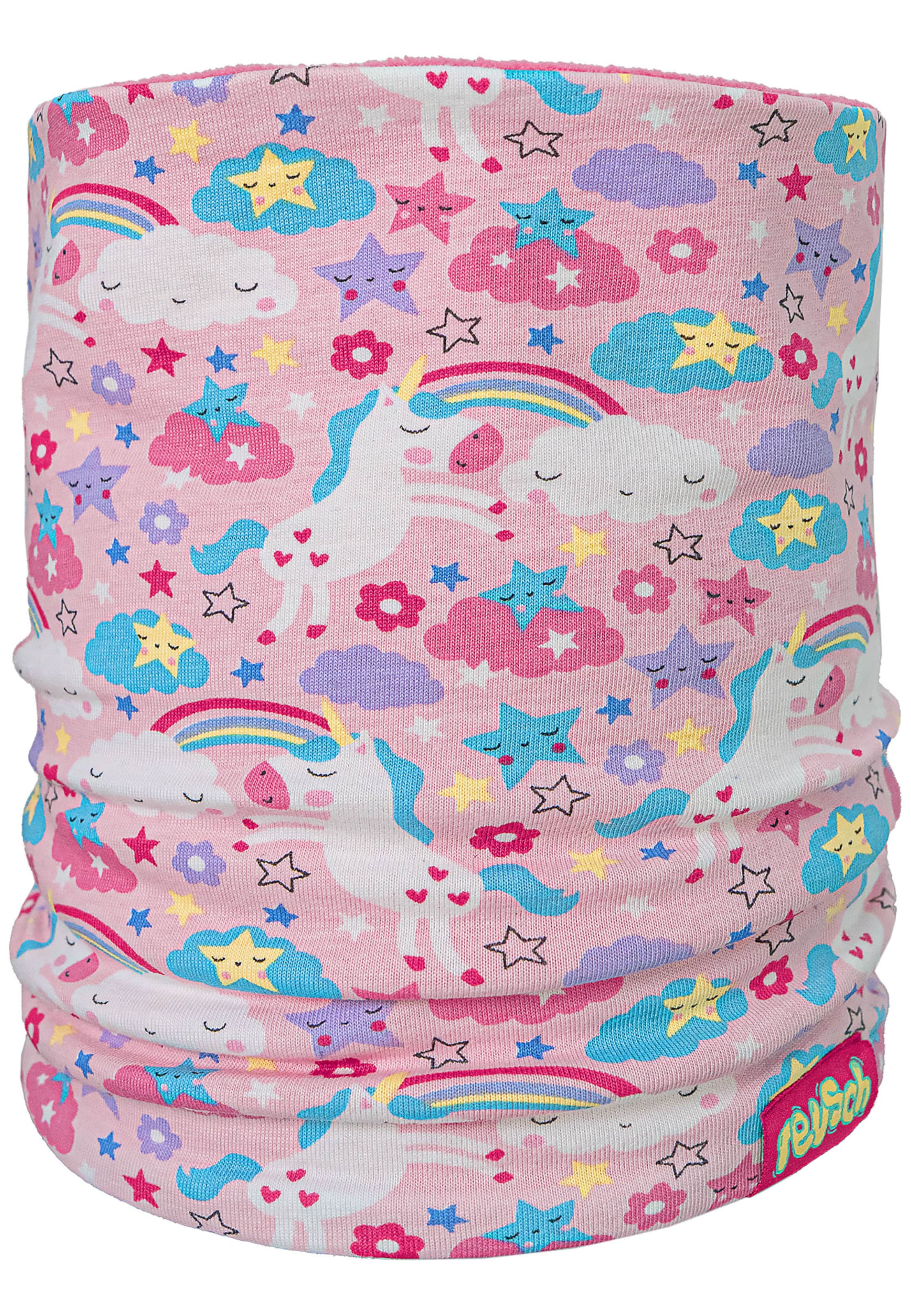 REUSCH Mütze und Schal in Mischfarben