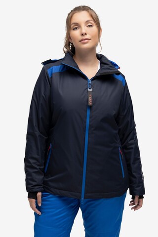 Ulla Popken Performance Jacket in Blue: front