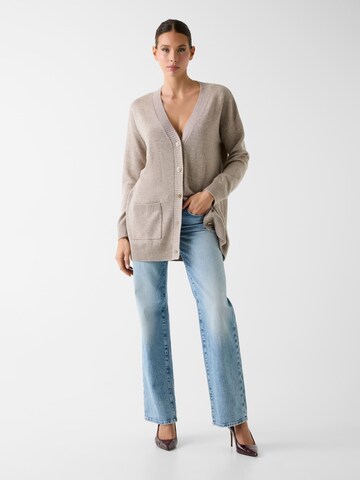 GUESS Knit Cardigan in Beige