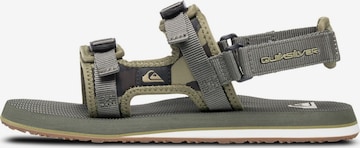 QUIKSILVER Sandals 'Monkey Caged' in Green: front