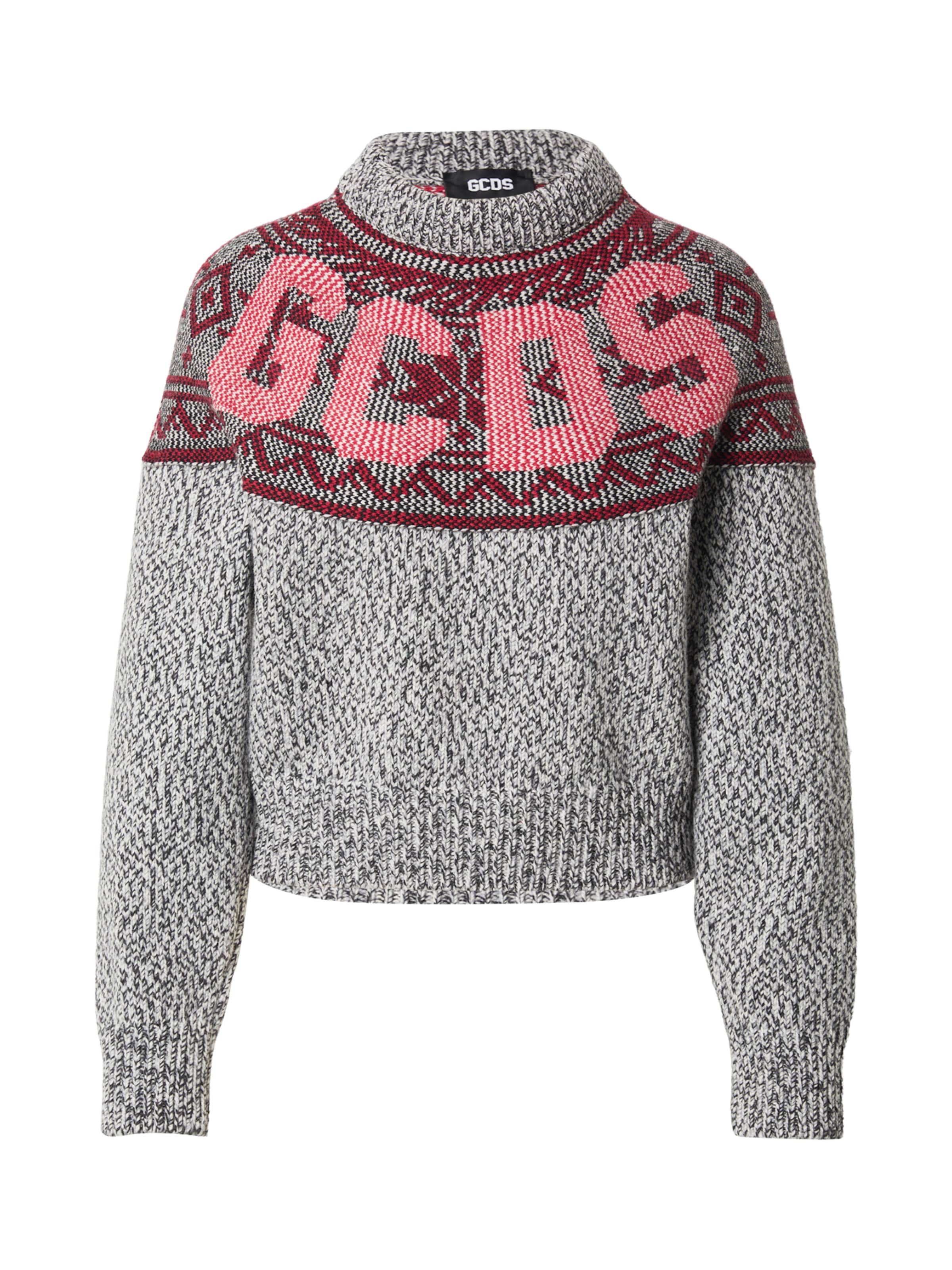 Pull-over 'SNOW' GCDS en gris : devant
