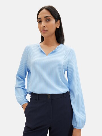 TOM TAILOR Blouse in Blauw