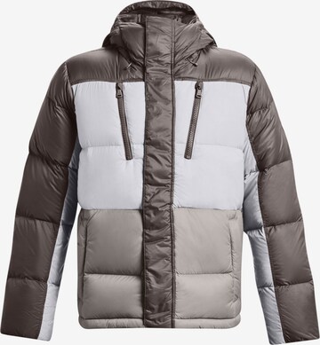 UNDER ARMOUR Outdoor jacket in Brown: front