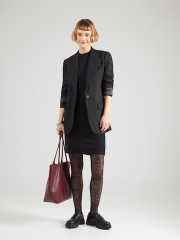 s.OliverPletena haljina - crna boja