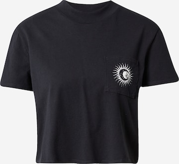 Tricou de la Volcom pe negru: față