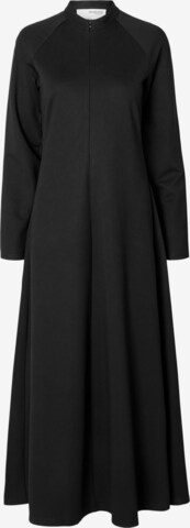 Robe SELECTED FEMME en noir : devant