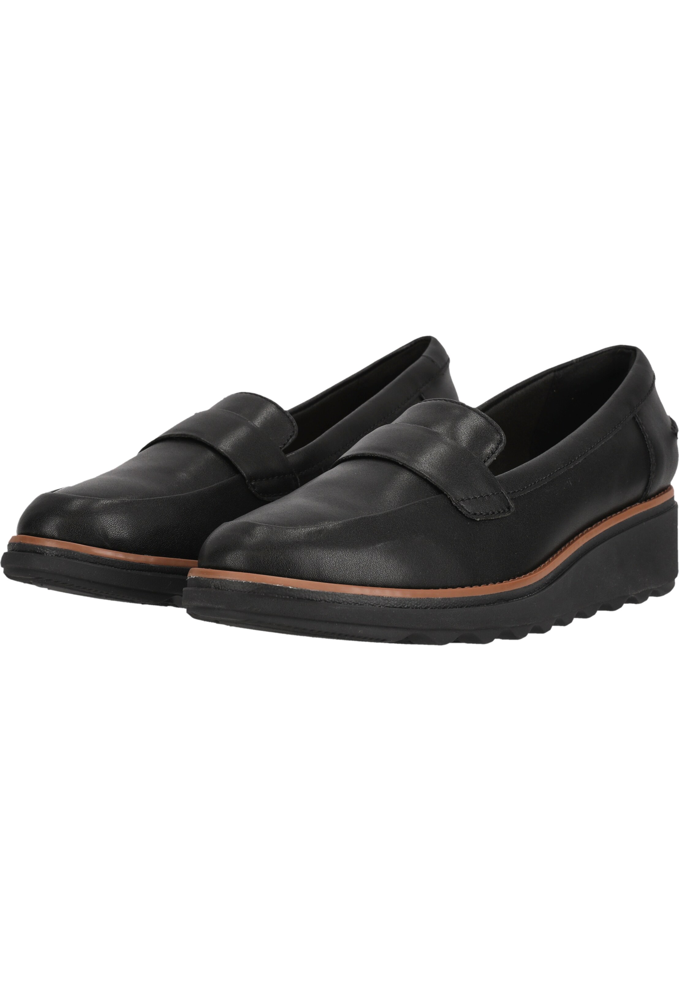 CLARKS Slipper 'Sharon Gracie' in Schwarz