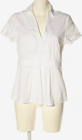 Esprit Collection Kurzarm-Bluse in L in White: front