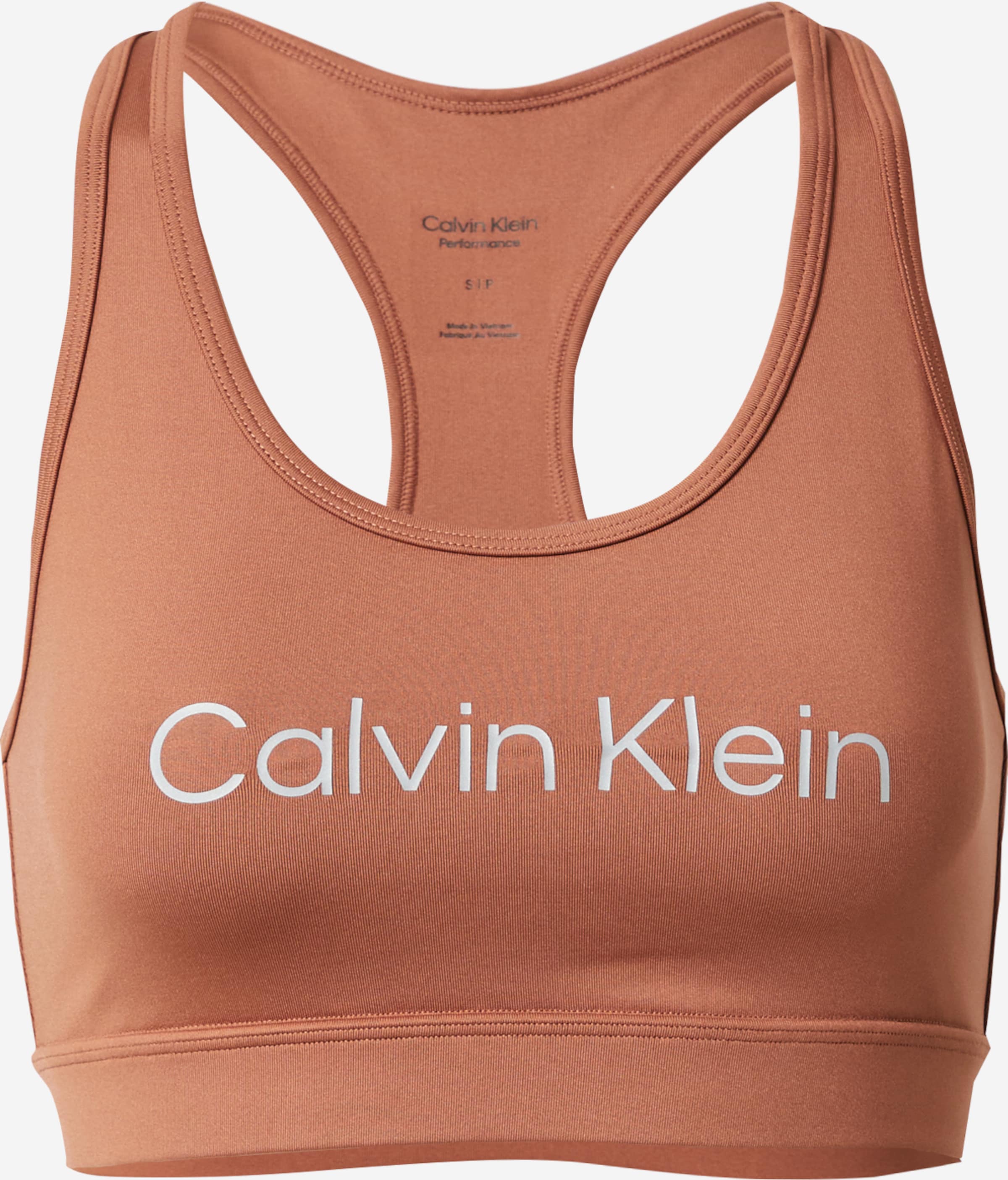 Calvin Klein Sport Bralette Bra in Brown