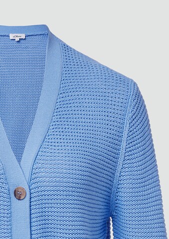 Cardigan s.Oliver en bleu