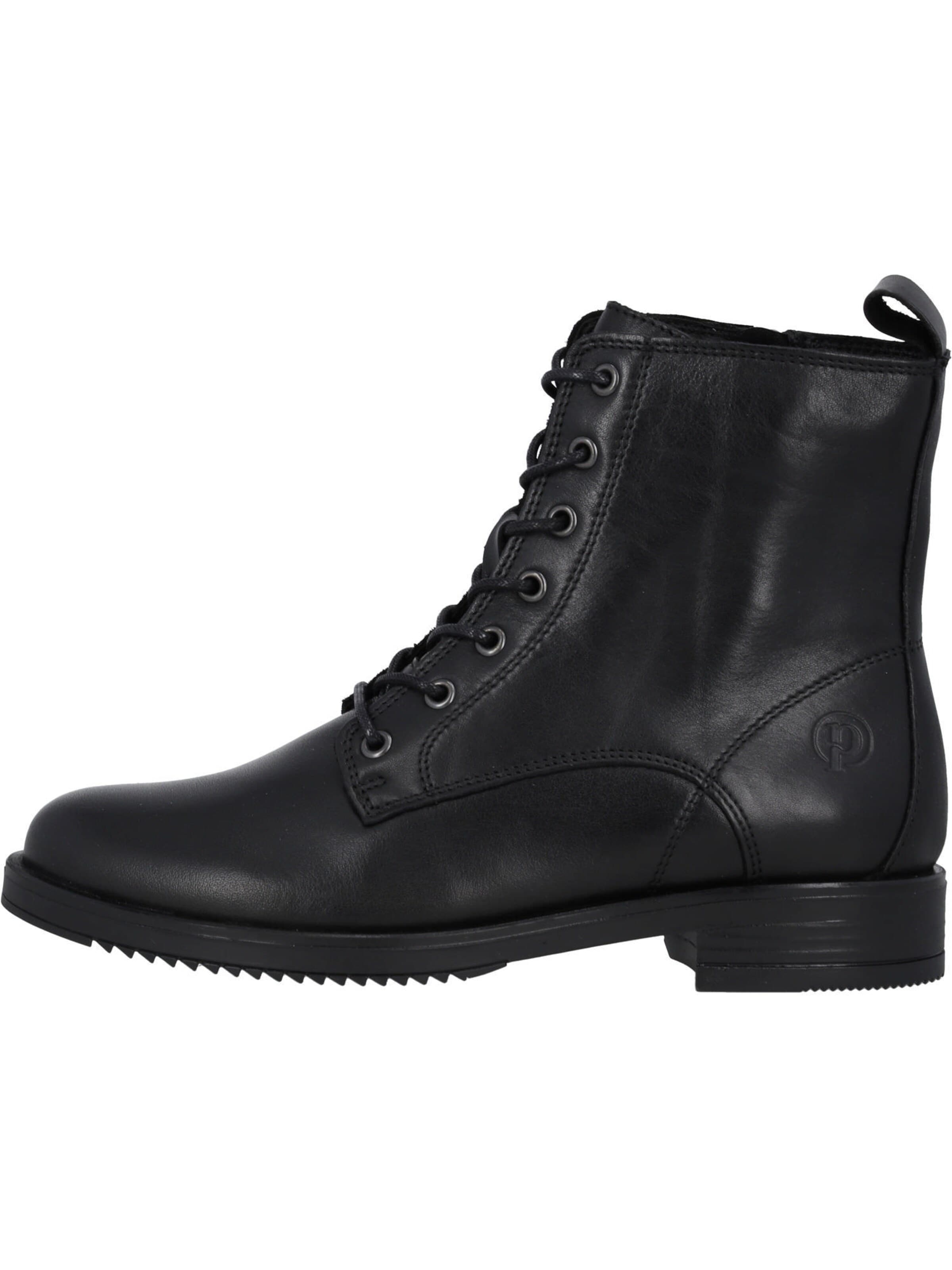 Palado Schnürstiefelette 'Chalki'‌‌‌‌‌‌ in Schwarz