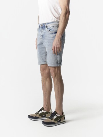 KOROSHI Regular Jeans i blå