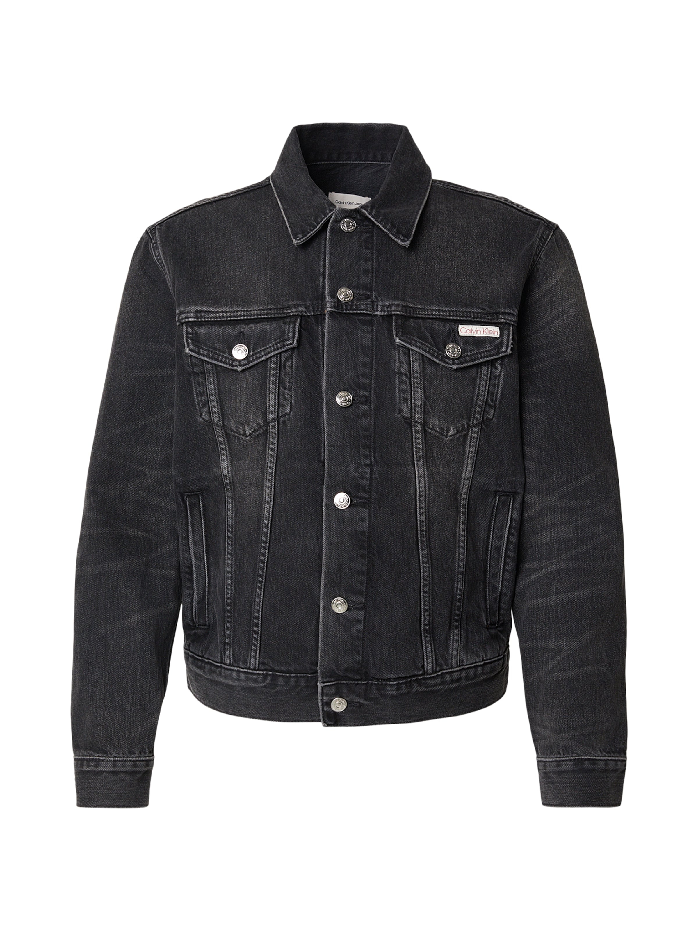 Calvin Klein JeansPrijelazna jakna 'CLASSIC' - crna boja: prednji dio