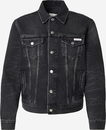 Calvin Klein Jeans Välikausitakki 'CLASSIC' värissä musta: etupuoli