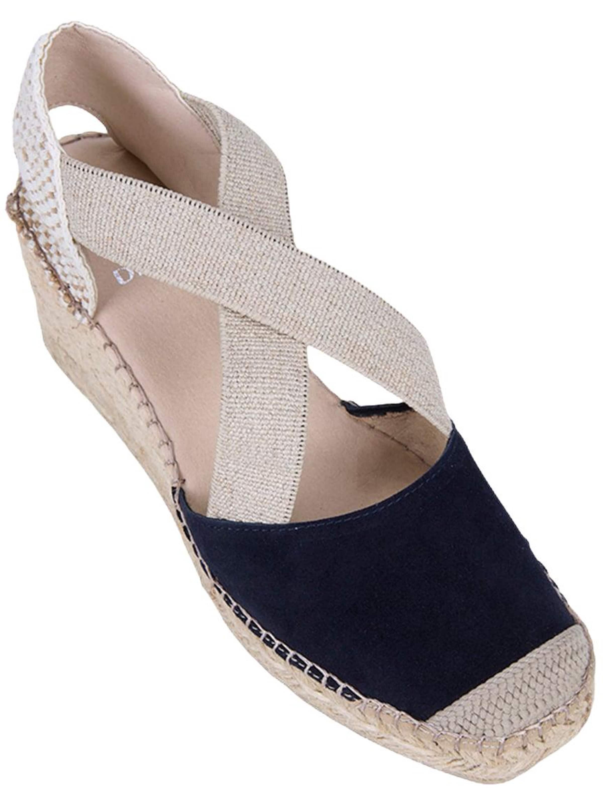 Desa Espadrilles 'Keilabsatz-Slipper' in Blue