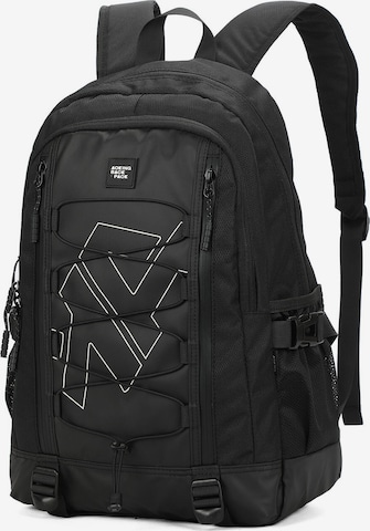 Aoking Backpack in Black: front