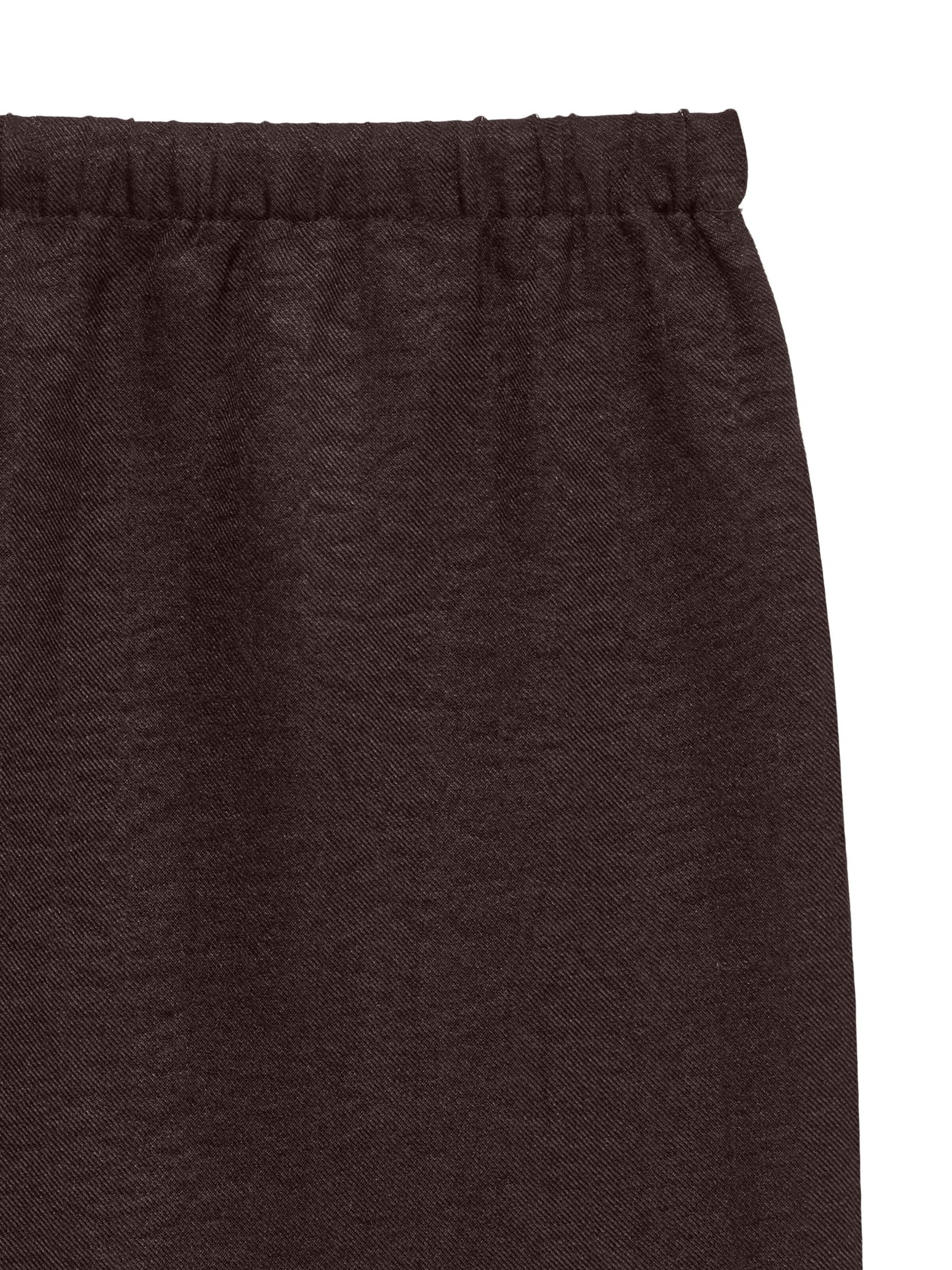 VERO MODA Wide leg Broek 'VMMelaney' in Bruin