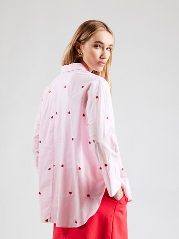 Chemisier 'ONLNEW LINA' ONLY en rose