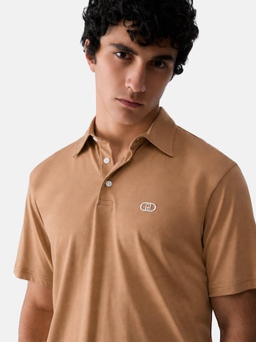 T-Shirt 'LIU JO UOMO POLO LYOCEL POLO' Liu Jo en marron