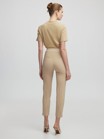 Ipekyol Skinny Trousers with creases in Beige