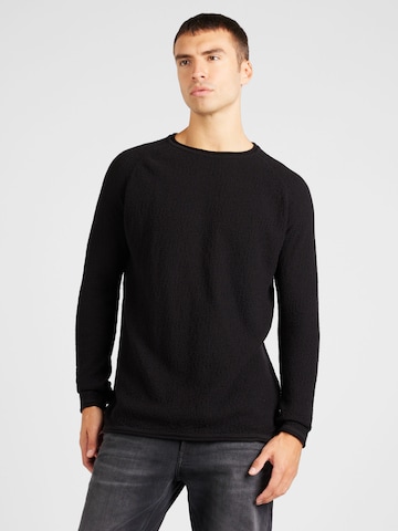 Clean Cut Copenhagen Sweater 'Budapest' in Black: front