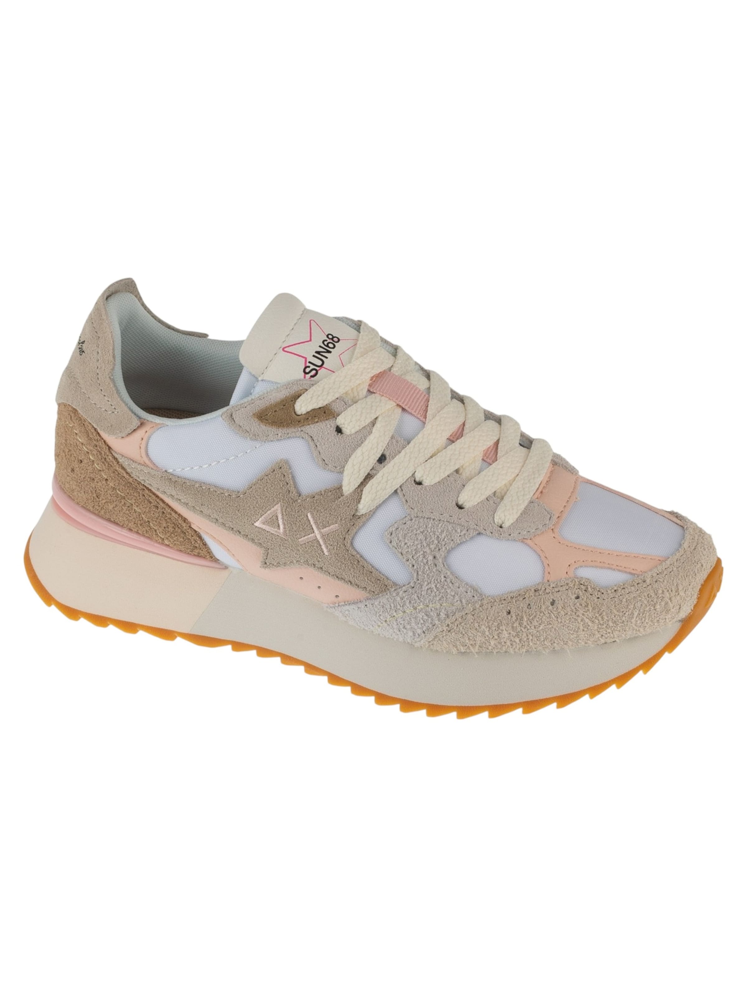 SUN68 Sneakers 'SUN68 Stargirl Multicolor Option' in White: front
