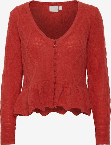 Atelier Rêve Knit Cardigan 'Marion' in Red: front