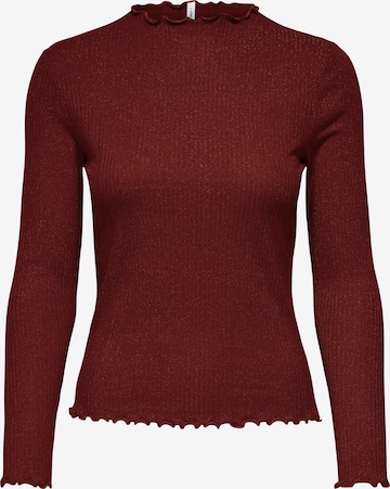 ONLY Shirt 'ONLEMMA' in Rot: Vorderseite