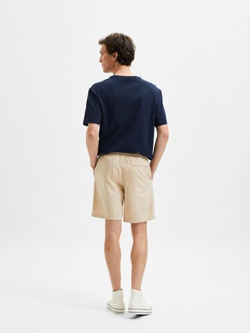 regular Pantaloni 'Newton' di SELECTED HOMME in marrone