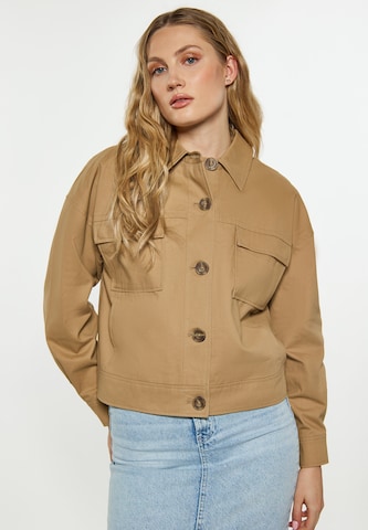 Veste mi-saison DreiMaster Vintage en beige : devant