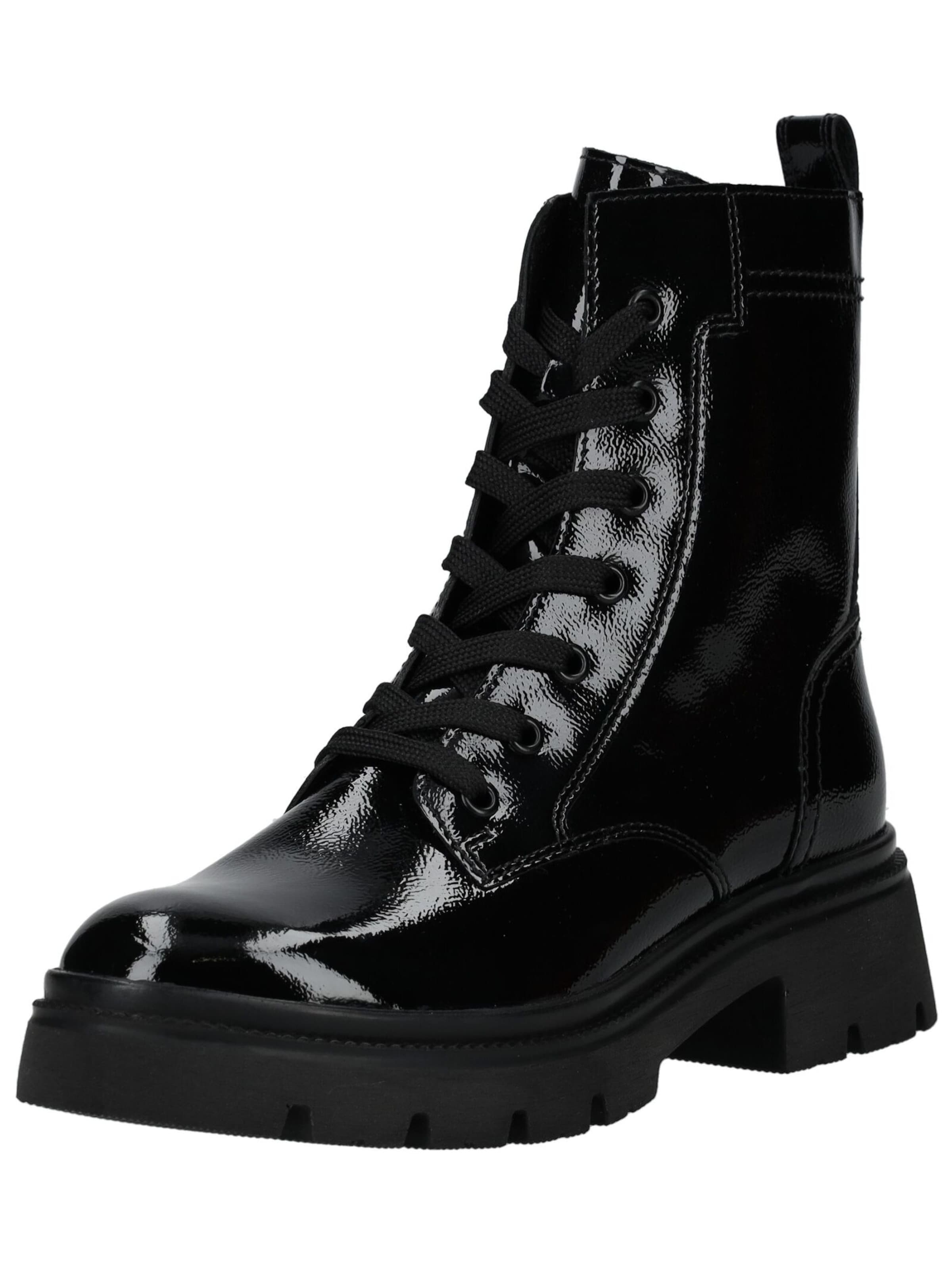 GABOR Bottines à lacets en noir, Vue avec produit