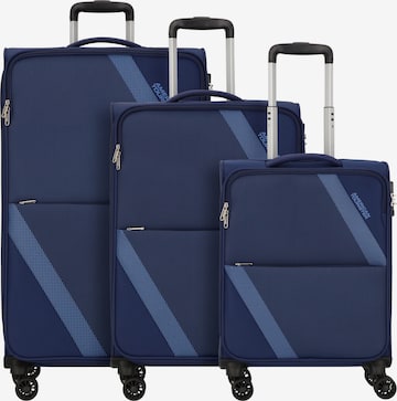 Ensemble de bagages American Tourister en bleu : devant
