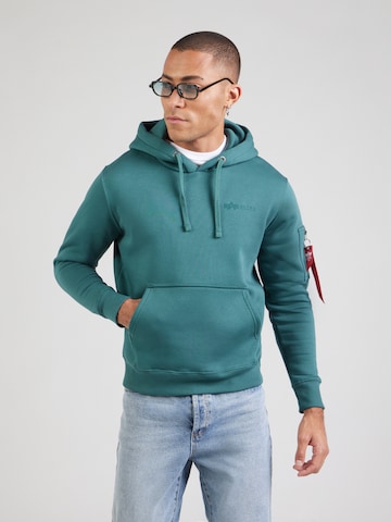 ALPHA INDUSTRIES Mikina 'Air Force' – zelená