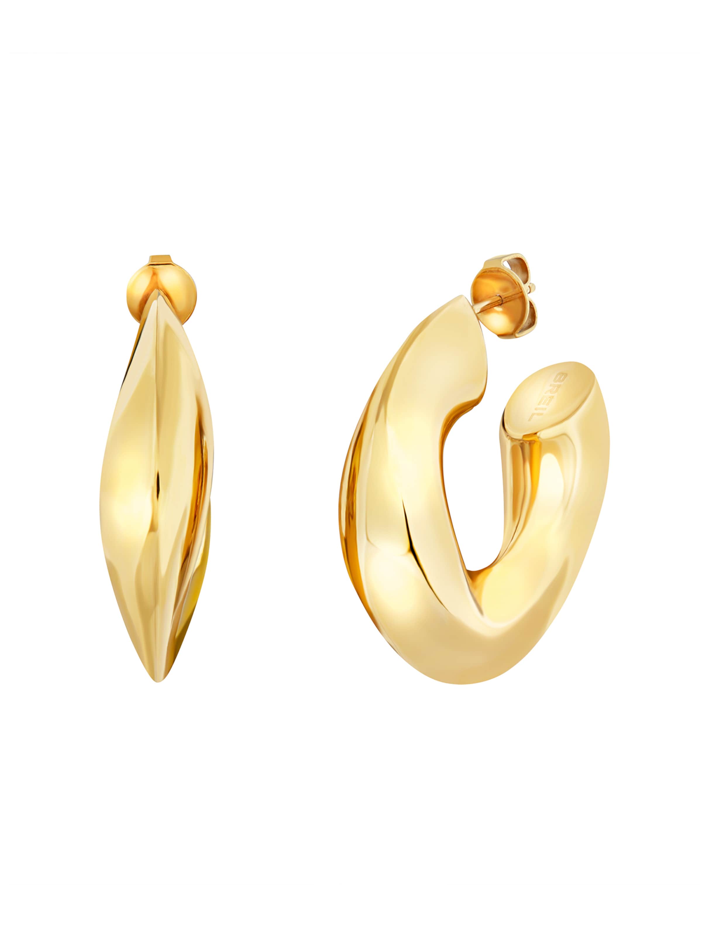 Breil Earrings 'DISTINCTIVE' in Gold: front