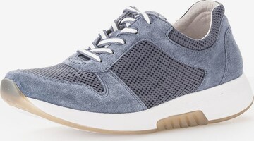 GABOR Athletic Lace-Up Shoes in Blue: front