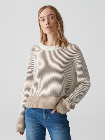 OPUS - Jersey 'Pagula' en beige: frente
