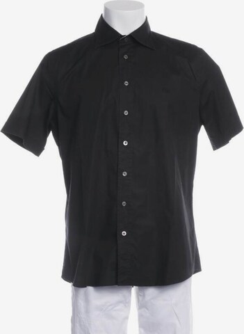 BURBERRY Button Up Shirt in L in Black: front